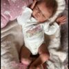 Realistic full silicone reborn baby doll Amelia