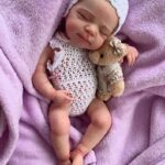 Soft full silicone reborn doll girl Bella.