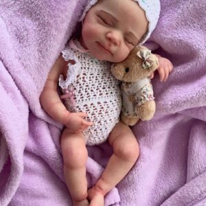 Soft full silicone reborn doll girl Bella.