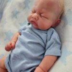 Close-up of stunning, realistic silicone reborn baby boy Mateo